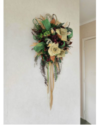 14 Exclusive Large Flax Flower Wall Arrangement