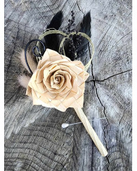 16 Exclusive Flax Flower Corsage & Buttonhole set