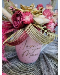 29 Exclusive Love You Mum Flax Flower Arrangement