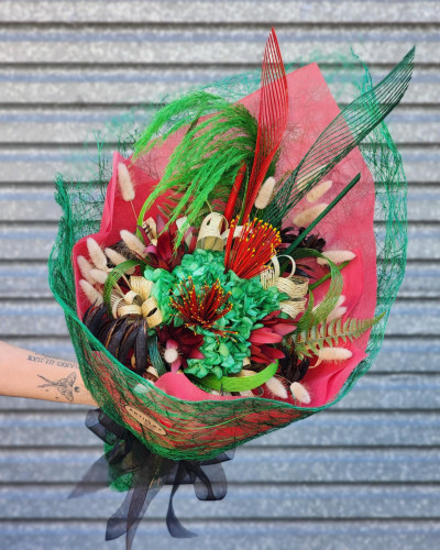 Pohutukawa Flax Flower Bouquet