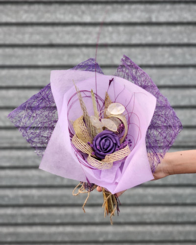 Lavender Mini Flax Posy