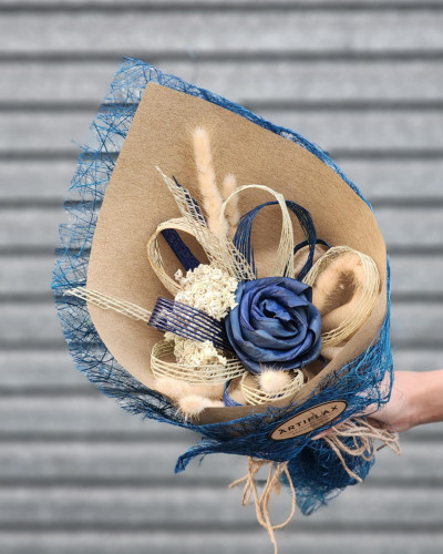 Mini Flax Flower Posy - Rima