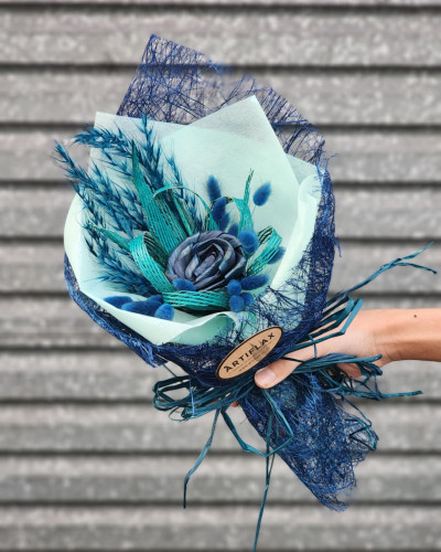 Mini Flax Flower Posy - Wha
