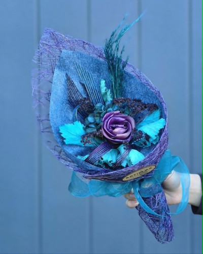 Mini Flax Flower Posy - Waru
