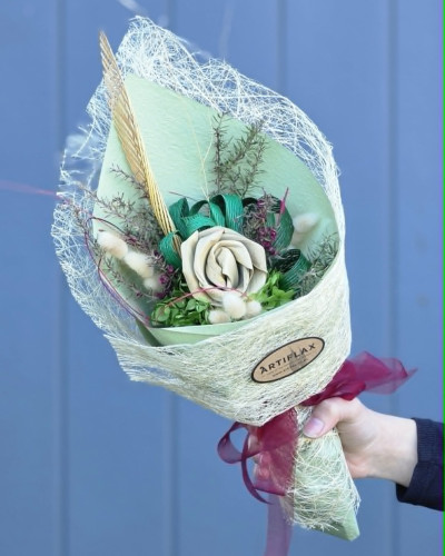 Mini Flax Flower Posy - Wha