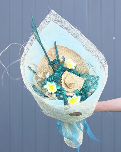 Sandy Beach Flax Bouquet
